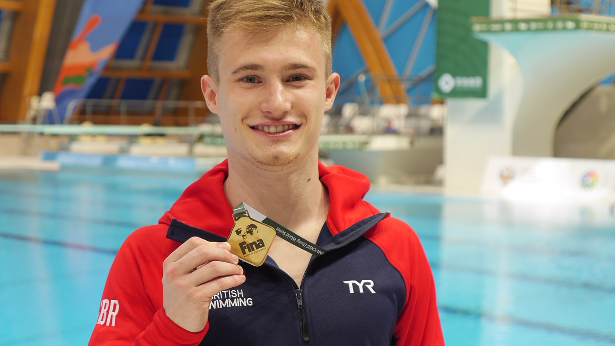 Laugher Lands Kazan Gold Diving News British Swimming