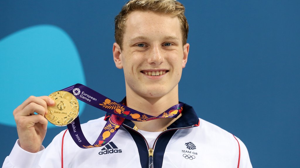 Greenbank strikes European Games Gold in 100m Backstroke final ...