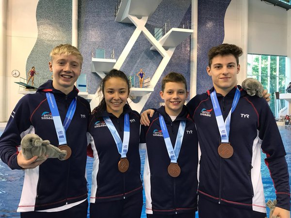 Diving juniors pick up first Euro medal | British Swimming